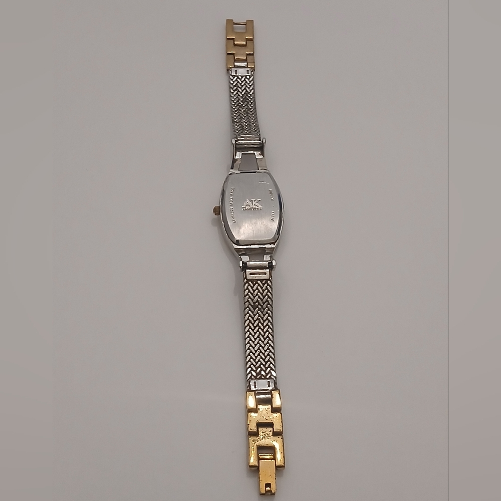 Anne Klein Gold-Tone Mesh Bracelet WatchVintage 90's Classic Diamond - Picture 8 of 12